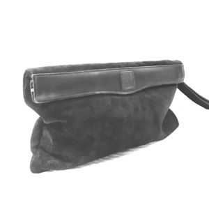 Medium size clutch with wrist lace